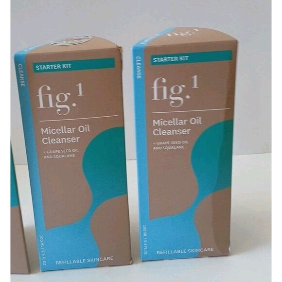 (2)Fig.1 Micellar Oil Cleanser Starter Kit 100 mL 3.4 fl oz NEW Sealed  Lot Of 2 - Picture 11 of 12